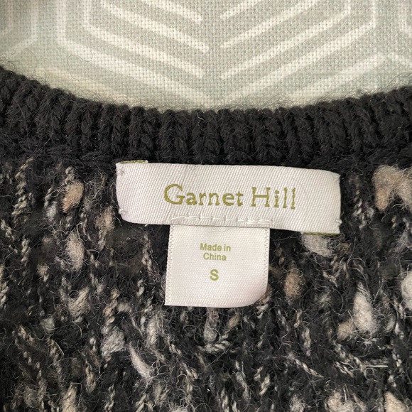 Garnet Hill wool sweater jacket, size small. Good condition. - Picture 3 of 4
